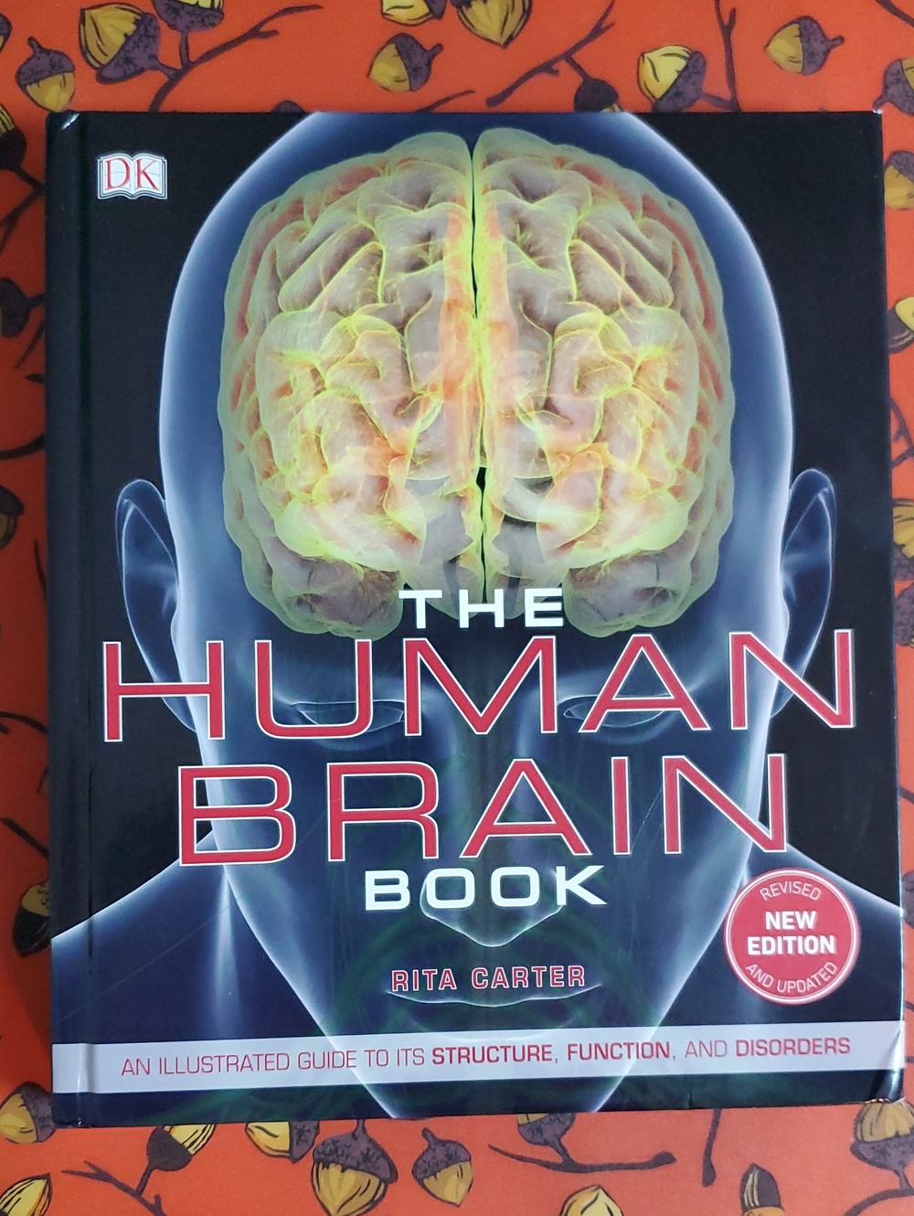 DK The Human Brain Book by Rita Carter - Black Cover